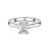 Platinum Emerald Cut 1.00ct Diamond Solitaire Ring