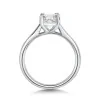 Platinum Emerald Cut 1.50ct Diamond Solitaire Ring