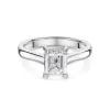 Platinum Emerald Cut 1.50ct Diamond Solitaire Ring
