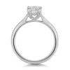 Platinum 1.50ct Emerald Diamond Solitaire Ring
