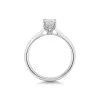 Platinum Emerald Cut 1.00ct Solitaire Ring