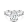 Platinum Emerald Cut 1.50ct Diamond Solitaire Ring