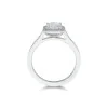 Platinum Radiant Cut 1.75ct Diamond Halo Ring
