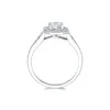 Platinum Radiant Cut 1.00ct Diamond Solitaire Ring