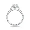 Platinum Oval Cut 1.20ct Diamond Solitaire Ring