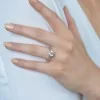 Platinum Brilliant Cut Diamond Solitaire Ring