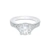Platinum Brilliant Cut Diamond Solitaire Ring