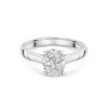 Platinum Oval Cut 1.50ct Diamond Solitaire Ring