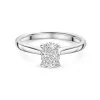 Platinum 1.00ct Oval Diamond Solitaire Ring