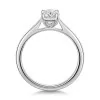 Platinum 1.00ct Oval Diamond Solitaire Ring