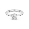Platinum Oval Cut 1.00ct Diamond Solitaire Ring