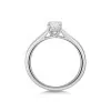 Platinum Oval 0.75ct Diamond Solitaire Ring