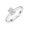 Platinum Oval 0.75ct Diamond Solitaire Ring
