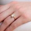 18ct Yellow Gold Oval Cut 1.80ct Diamond Solitaire Ring