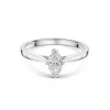 Platinum Marquise Cut 0.50ct Diamond Solitaire Ring