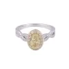 18ct 2 Colour Gold 1.45ct Diamond Solitaire Ring