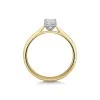 18ct Yellow Gold 0.33ct Princess Cut Diamond Solitaire Ring