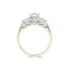 18ct Yellow Gold Brilliant Cut 1.00ct Diamond Three Stone Ring