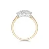 18ct Yellow Gold Brilliant Cut 0.75ct Diamond Three Stone Ring 