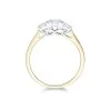 18ct Yellow Gold Brilliant Cut 0.75ct Diamond Three Stone Ring