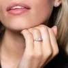 18ct White Gold 1.25ct Diamond Three Stone Ring 