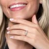 18ct White Gold 1.25ct Diamond Three Stone Ring 