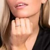 Platinum Brilliant Cut 0.75ct Diamond Three Stone Ring