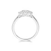 Platinum Brilliant Cut 0.50ct Diamond Three Stone Ring 3
