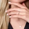 18ct Yellow Gold Round Brilliant 0.40ct Diamond Flower Cluster Ring