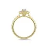 18ct Yellow Gold 0.50ct Diamond Cluster Ring