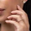 18ct Yellow Gold 0.50ct Diamond Cluster Ring