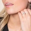 18ct White Gold 0.55ct Mixed Diamond Cluster Ring
