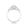 18ct White Gold 0.55ct Mixed Diamond Cluster Ring