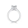 Platinum Princess Cut 1.00ct Diamond Cluster Ring