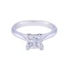 Platinum Princess Cut 0.75ct Diamond Cluster Ring