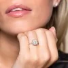 Platinum Brilliant Cut 1.00ct Diamond Cluster Ring