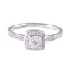 9ct White Gold 0.30ct Diamond Cluster Ring