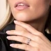 9ct White Gold Brilliant Cut 0.20ct Diamond Cluster Ring