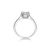 9ct White Gold Brilliant Cut 0.50ct Diamond Cluster Ring