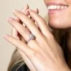 9ct White Gold Brilliant Cut 0.50ct Diamond Cluster Ring