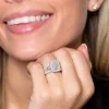 9ct White Gold Brilliant & Baguette Cut 2.35ct Diamond Ring