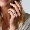 9ct White Gold Brilliant & Baguette Cut 2.35ct Diamond Ring