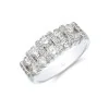 9ct White Gold 1.11ct Diamond Cluster Ring 