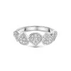 9ct White Gold 0.37ct Diamond Cluster Ring