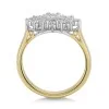 9ct Yellow Gold 0.50ct Multi Cluster Diamond Ring