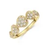 9ct Yellow Gold 0.32ct Diamond Cluster Ring