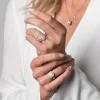 18ct Rose Gold Baguette Cut 1.00ct Diamond Cluster Ring