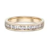 18ct Yellow Gold Baguette and Brilliant Cut 0.50ct Diamond Eternity Ring