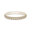 18ct Yellow Gold 0.25ct Diamond Claw Eternity Ring 2