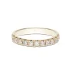 18ct Yellow Gold 0.50ct Diamond Claw Eternity Ring